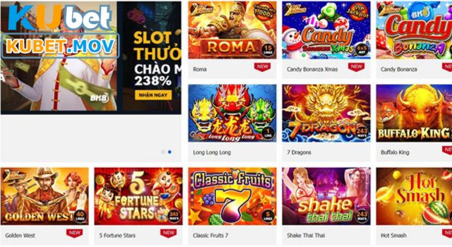 Slot Game KUBET cung cấp kho game đa dạng